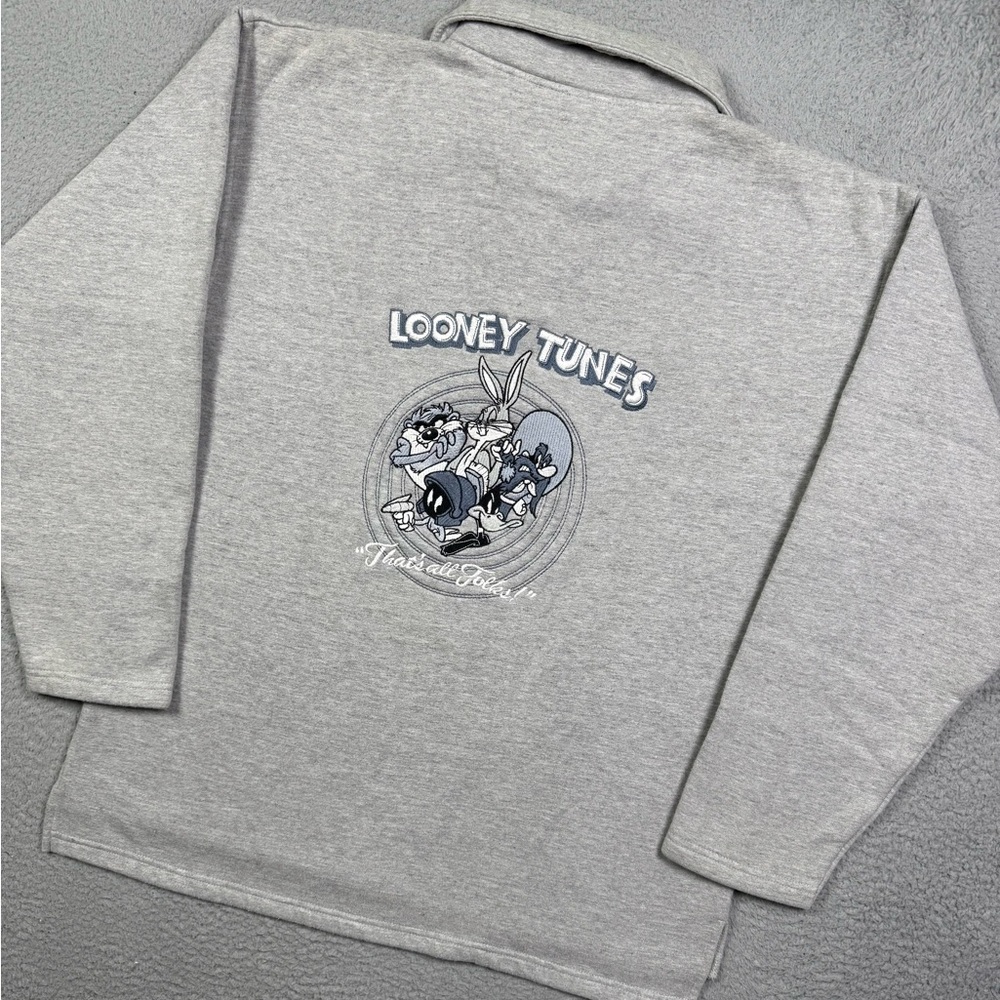 Vintage 90s looney tunes embroidered sweatshirt